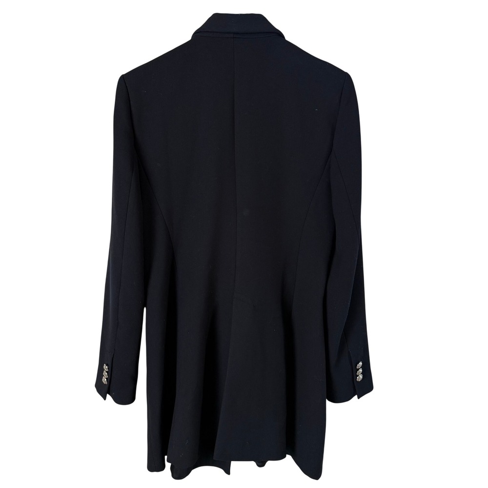 ZARA BASIC Collection Navy Double Breasted Long B… - image 12